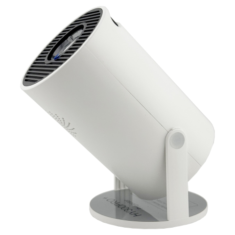 Video Proiector Portabil cilindric HY300PRO+, Inteligent, ULTRA HD 1920 x 1080, Wireless, Compatibil cu Android/iOS, 13 x 11 x 9 cm, Alb [3]