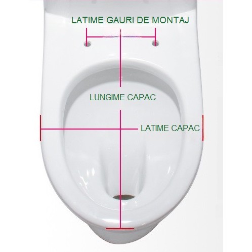 Capac de Toaleta cu Reductie 3 in 1, pentru Copii +3 Ani si Adulti, Coborare Lenta si Silentioasa, Instalare Usoara, din PP5 , in Forma de U, Alb/Roz [8]