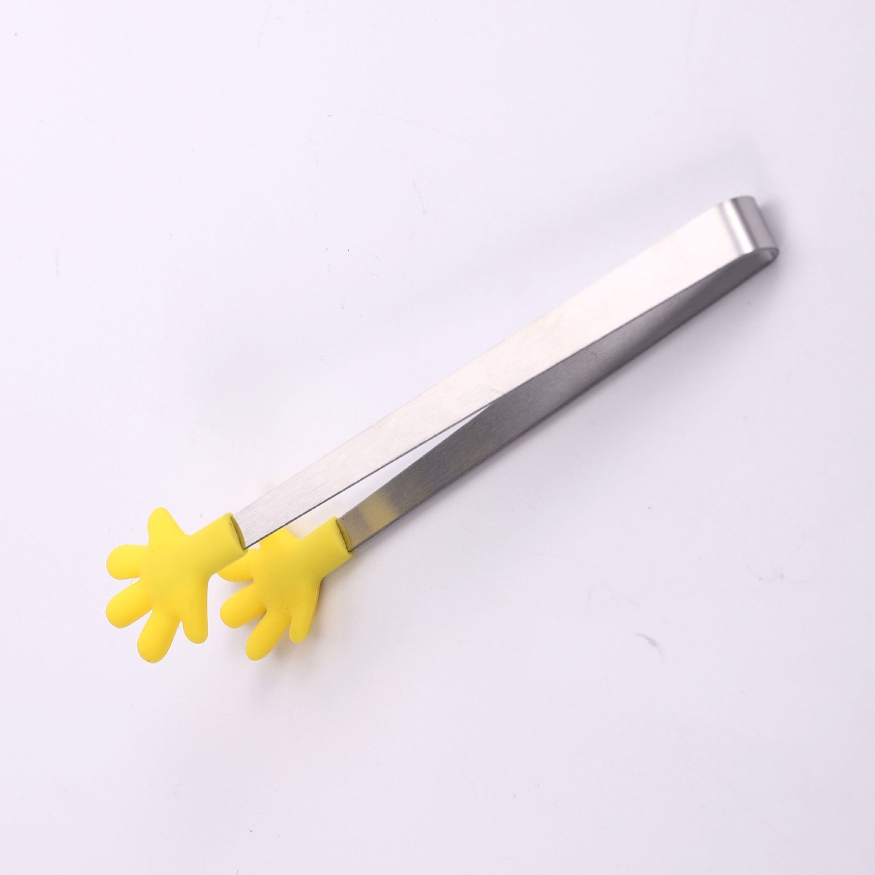 Cleste Creativ pentru Mancare, Model Manute din Silicon, 14.5x3 cm, Rezistent la Temperaturi Inalte si Coroziune, Galben [3]