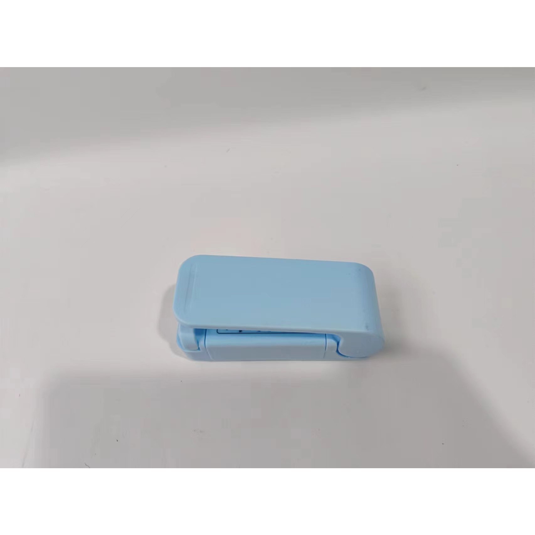 Mini Aparat de Sigilat Pungi cu Baterii, Etansare prin Caldura, Spate Magnetic, Portabil, 9.7x3 cm, Albastru [5]