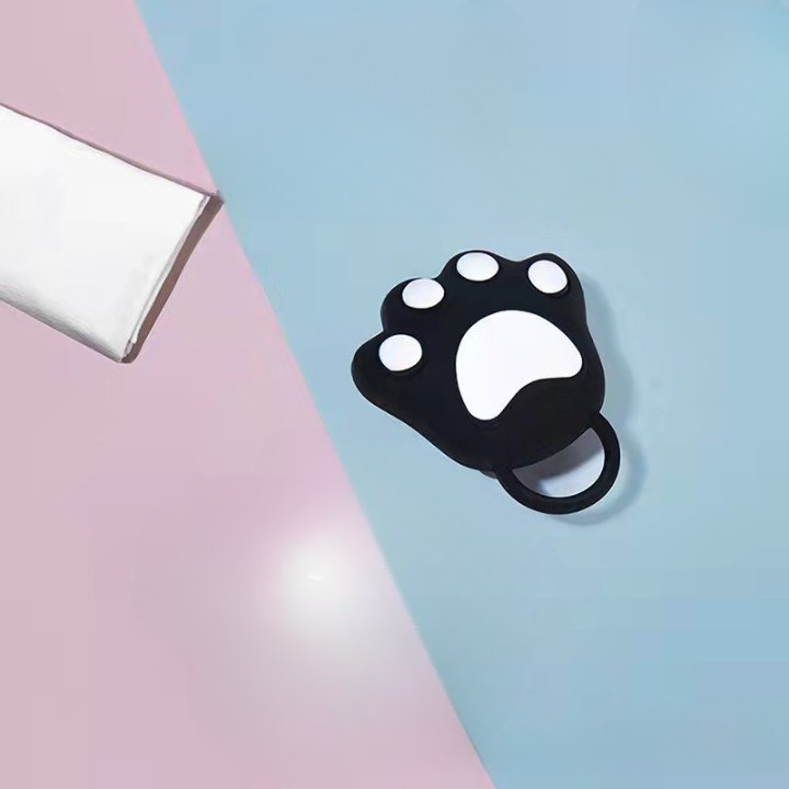 Perie pentru Masajul Scalpului, Perie pentru Sampon, Labu?? de Pisic?, Dimensiune 7x8 cm, Curatarea si Mentinerea Curata a Parului, Negru [1]