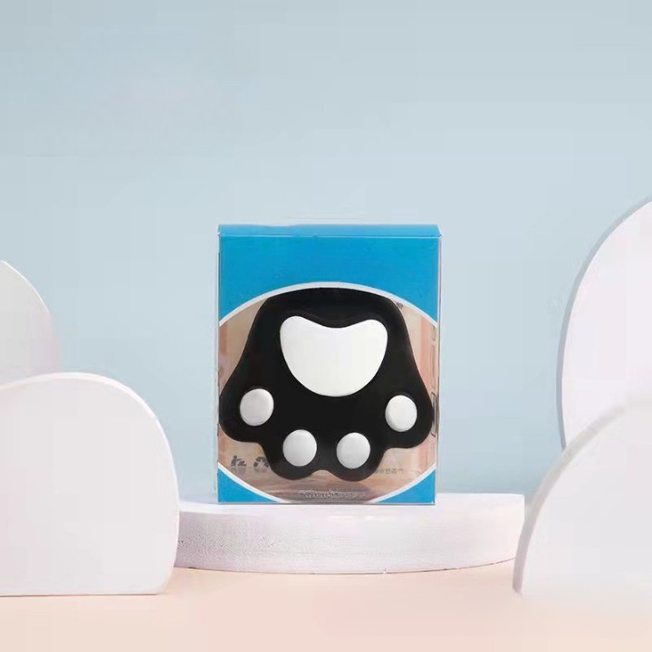 Perie pentru Masajul Scalpului, Perie pentru Sampon, Labu?? de Pisic?, Dimensiune 7x8 cm, Curatarea si Mentinerea Curata a Parului, Negru [2]