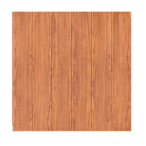 Articole pentru Casa si Curatenie - Set 10 Placi Tapet 3D, 70 x 70 cm, Grosime 3 mm, din Rasina, Tip Placi de Lemn, Suprafata Acoperita 4.9 mp, Maro Roscat