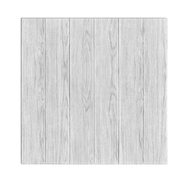 Articole pentru Casa si Curatenie - Set 10 Placi Tapet 3D, 70 x 70 cm, Grosime 3 mm, din Rasina, Tip Placi de Lemn, Suprafata Acoperita 4.9 mp, Gri Deschis