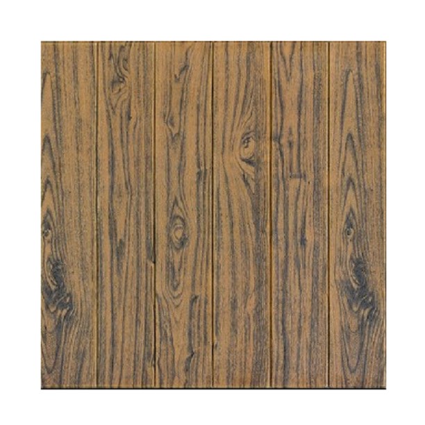 Articole pentru Casa si Curatenie - Set 10 Placi Tapet 3D, 70 x 70 cm, Grosime 3 mm, din Rasina, Tip Placi de Lemn, Suprafata Acoperita 4.9 mp, Maro Inchis