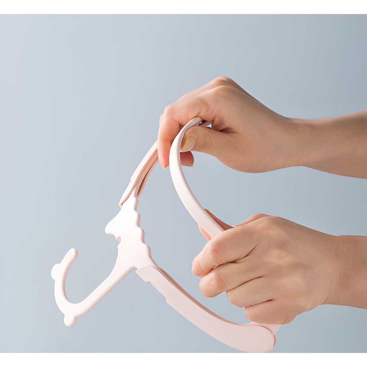 Set 10 Umerase pentru Copii, Potrivite pentru Uscarea si Depozitarea Hainelor de Bebelusi, 28x16.7 cm, Roz [3]