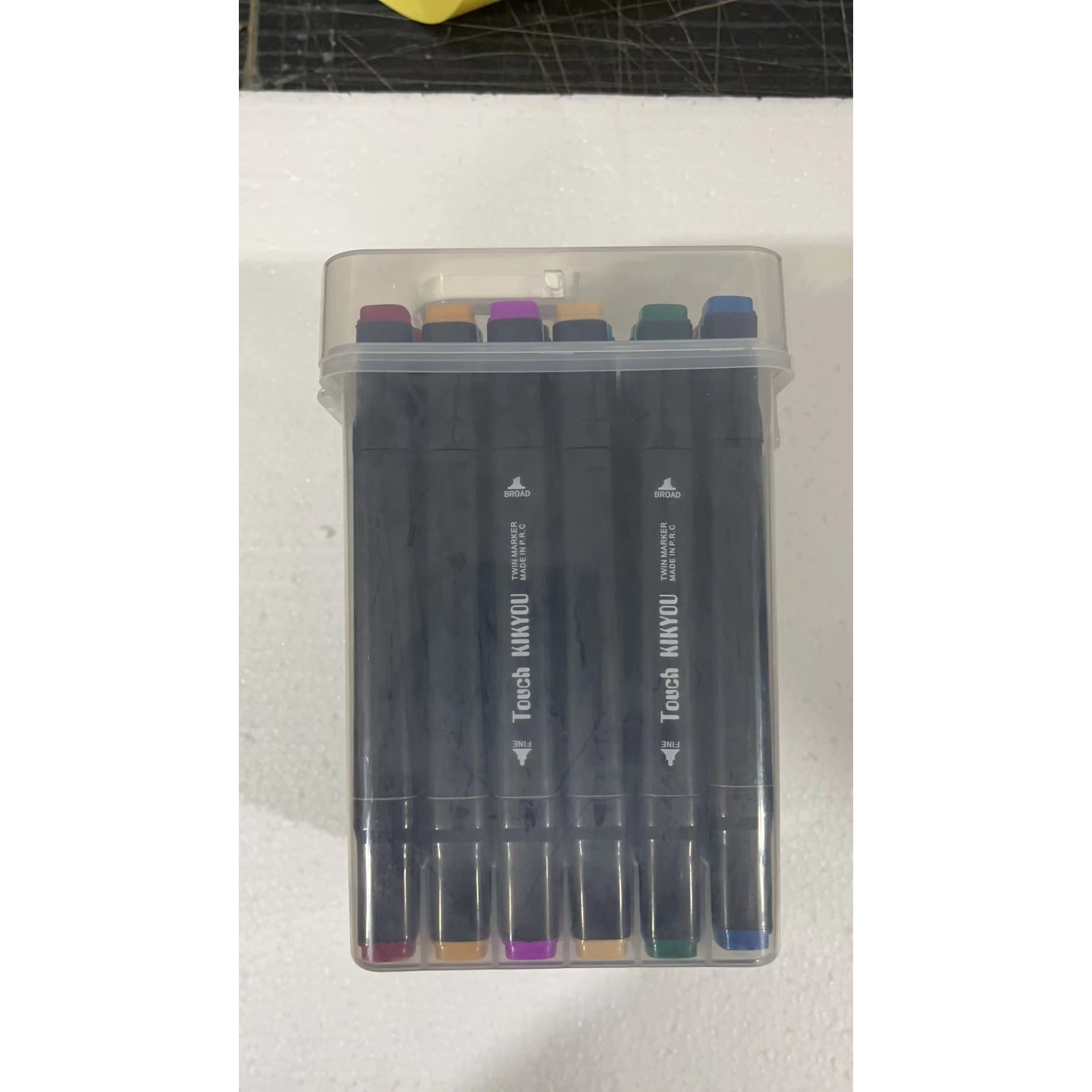 Set Cutie 36 Markere, cu Alcool, Artist Markers, Cutie Plastic cu Maner, Multicolor [7]