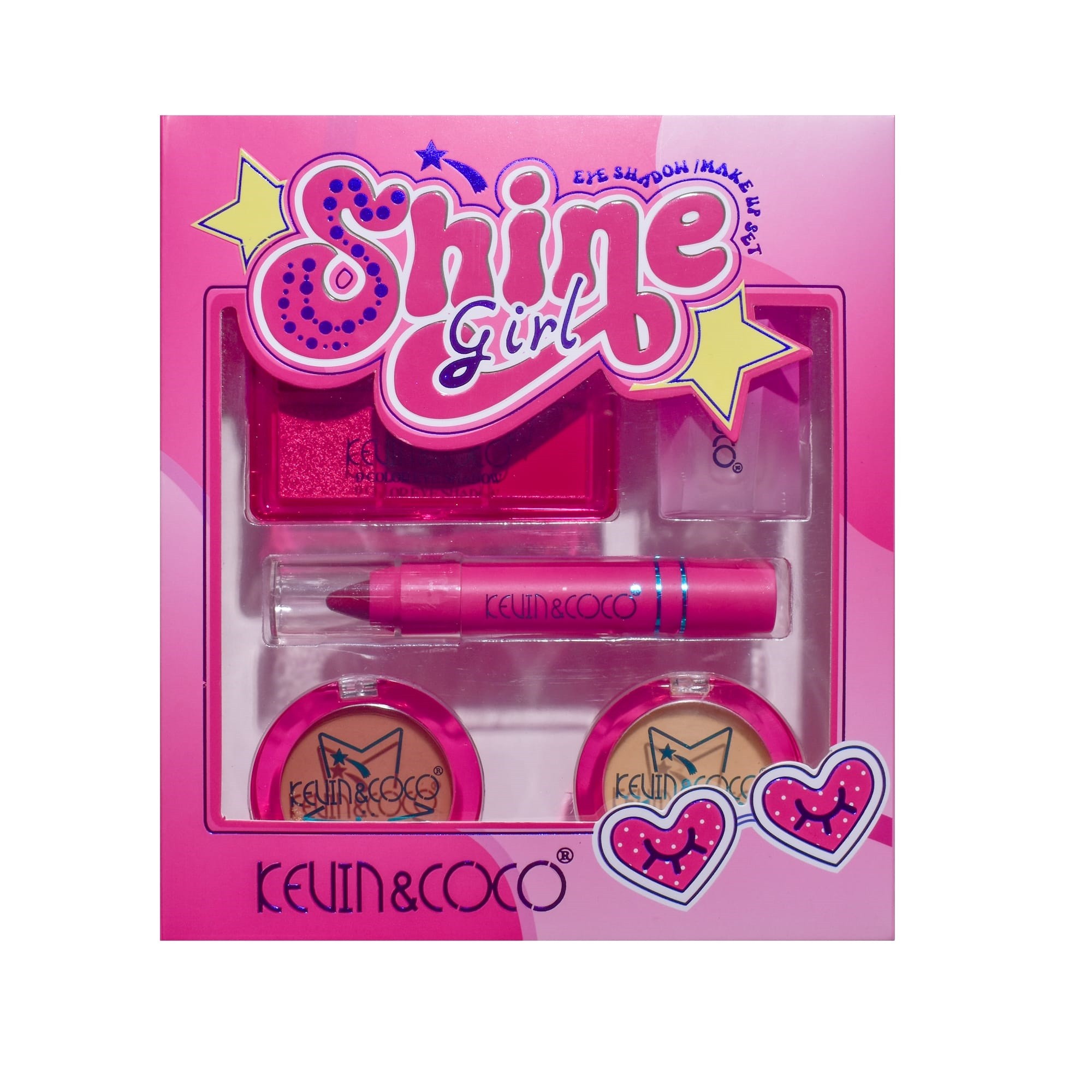 Set 5 Produse de Machiaj, KEVIN &amp; COCO, Shine Girl, 18 x 15.8 x 3.5 cm [3]