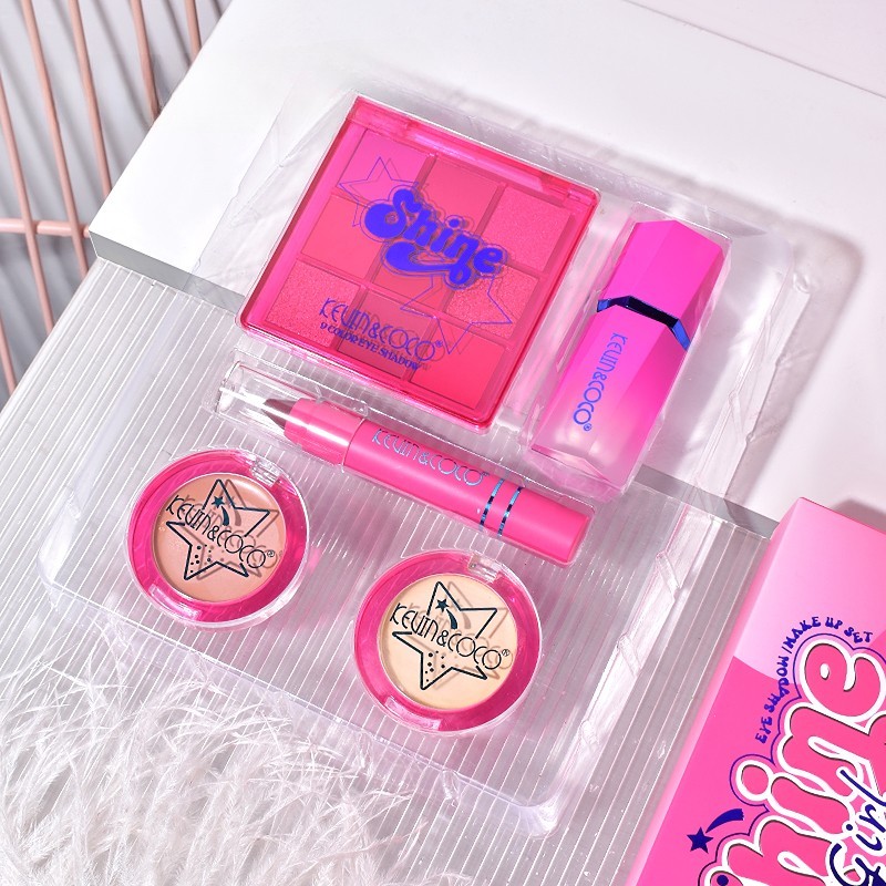 Set 5 Produse de Machiaj, KEVIN &amp; COCO, Shine Girl, 18 x 15.8 x 3.5 cm [6]
