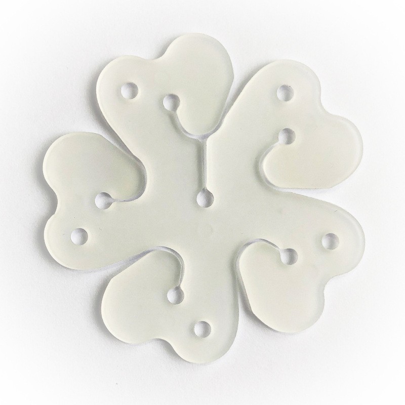 Suport pentru Baloane, care Formeaza o Floare, cu Un Singur Strat, pentru 6 Baloane, 6x6cm, 2.7g [7]