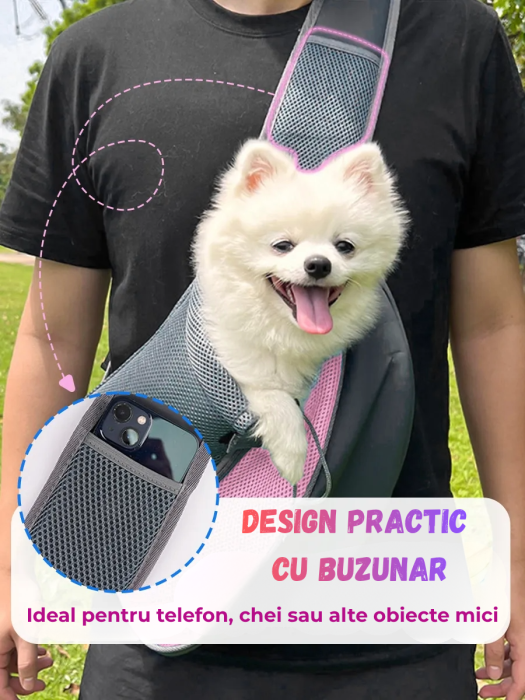 Geantă de transport pentru câini de talie mică și pisici [5]