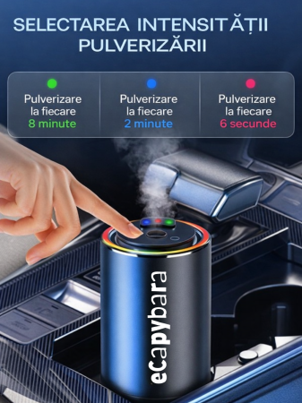 Auto - Odorizant Auto inteligent cu parfum inclus și iluminare RGB