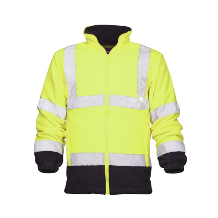 Îmbrăcăminte reflectorizantă - Bluza fleece reflectorizanta REF401 galben
