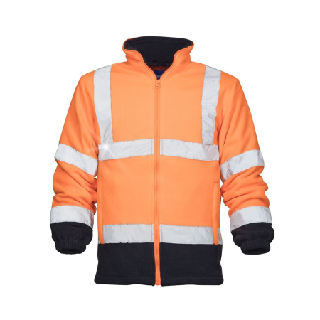 Îmbrăcăminte reflectorizantă - Bluza fleece reflectorizanta REF402 portocaliu