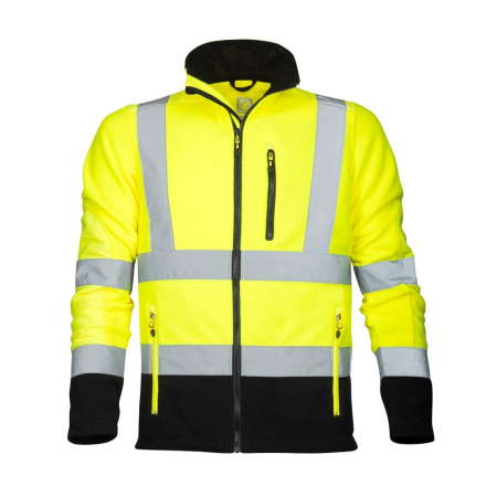 Îmbrăcăminte reflectorizantă - Bluza fleece reflectorizanta Signal galben