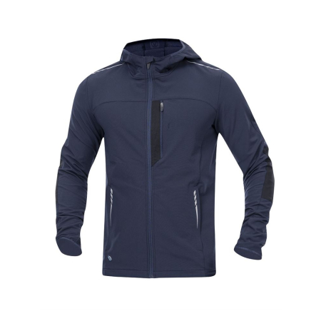 Jachete softshell - Bluza softshell cu gluga Ardon Breeffidry bleumarin
