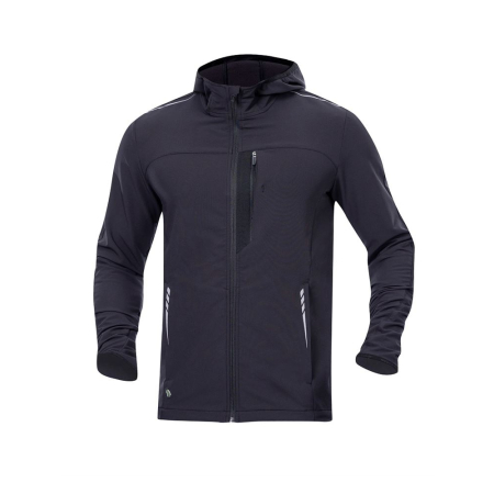 Jachete softshell - Bluza softshell cu gluga Ardon Breeffidry gri