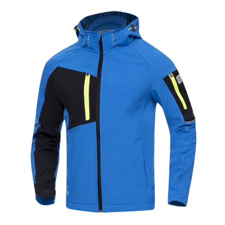 Jachete softshell - Jacheta softshell cu gluga Ardon Cityconic albastru
