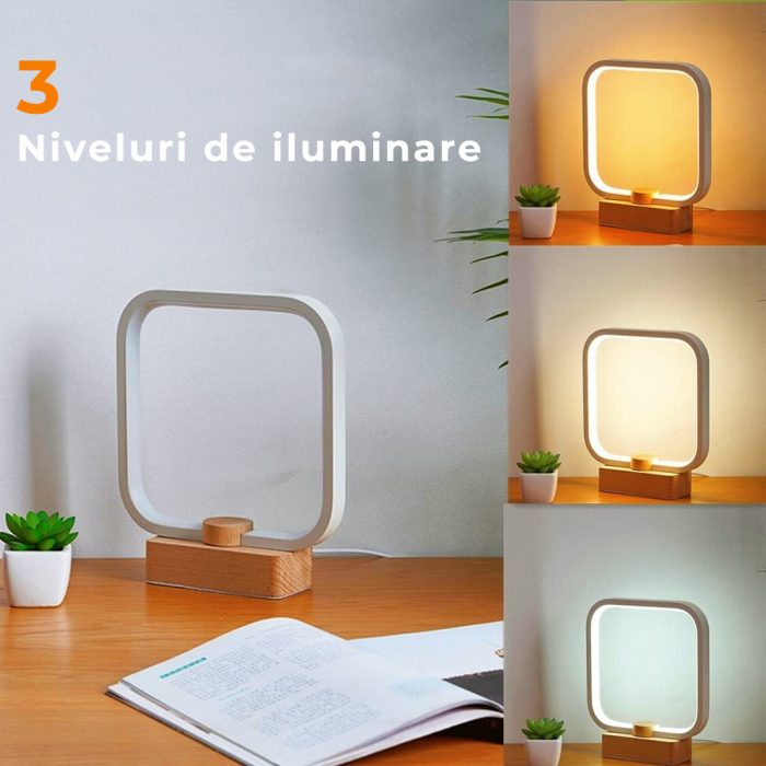 Lampa led ambientala - Forma Patrat - 1 Buc. [4]