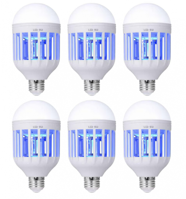Set 6 becuri LED 2 in 1 lampa UV  9W- 6 Buc [1]