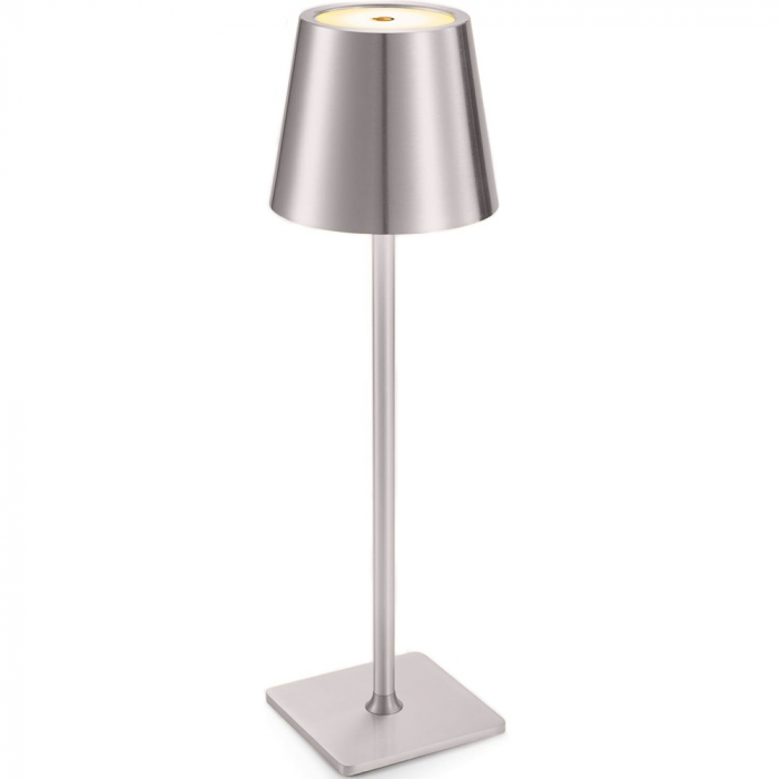 Lampa de masa touch led - 1 Buc. Argintiu [1]