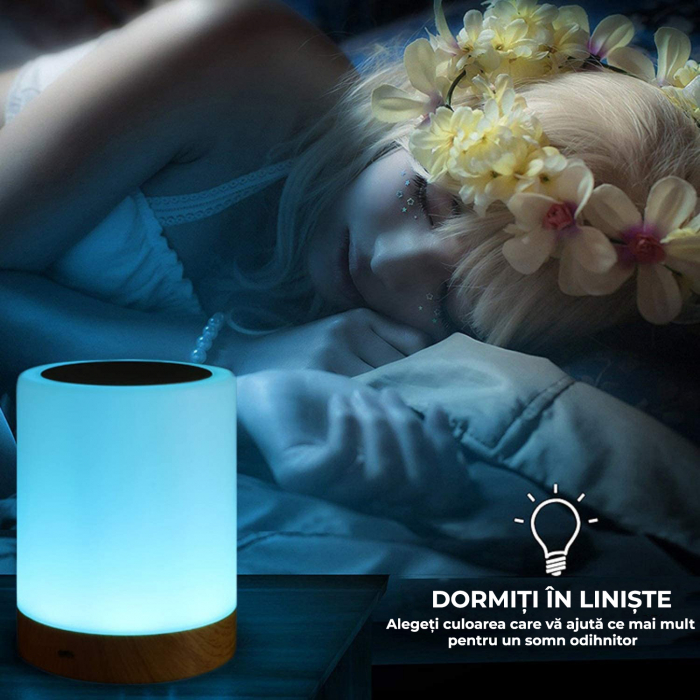 Lampa de veghe cu control tactil - 1 Buc. [9]