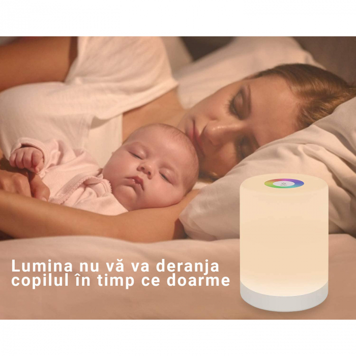 Lampa de veghe cu control tactil - 1 Buc. [2]