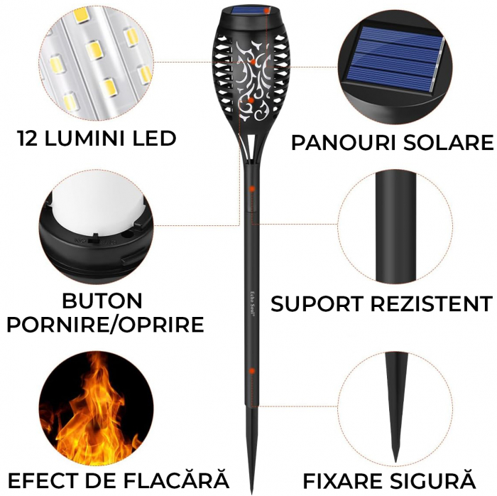 Set de 12 Lampi solare -  Gradina [2]