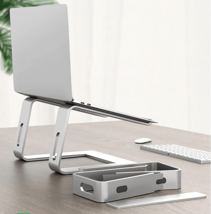 Suport pentru laptop-  1 Buc. Argintiu Deschis [8]