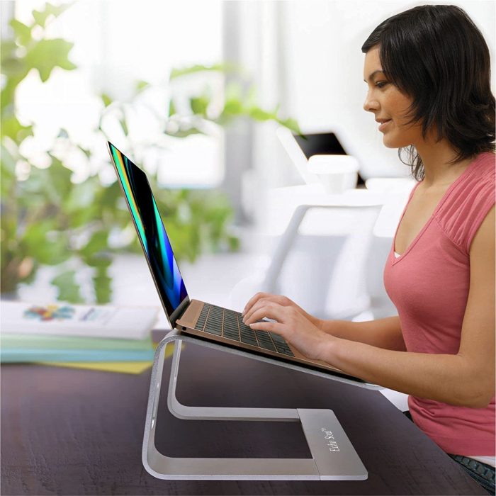 Suport pentru laptop-  1 Buc. Argintiu Deschis [6]