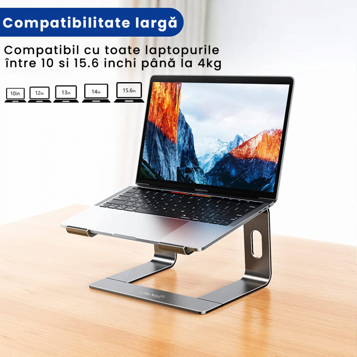 Suport pentru laptop -  1 Buc Argintiu inchis [3]