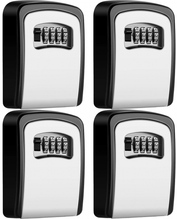 Cutii cu cifru - Set 4 cutii cu cifru- 130x100x50 mm