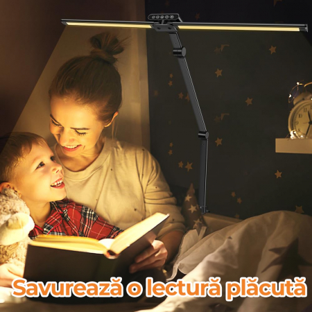 Lampa de birou si masa de lucru rotativa [5]