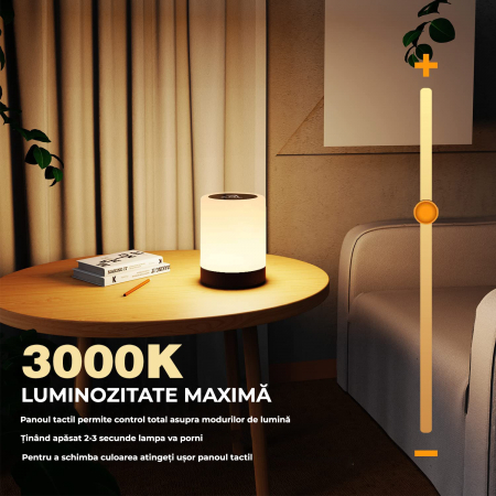 Lampa de veghe cu control tactil - 1 Buc. [5]