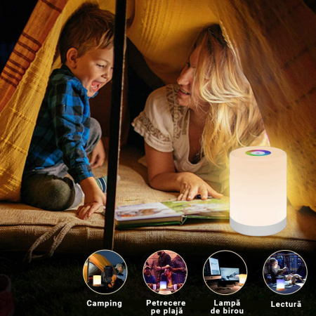 Lampa de veghe cu control tactil - 1 Buc. [5]