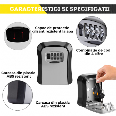 Cutii cu cifru -  set 4 buc 115 X 95 X 40 mm [1]