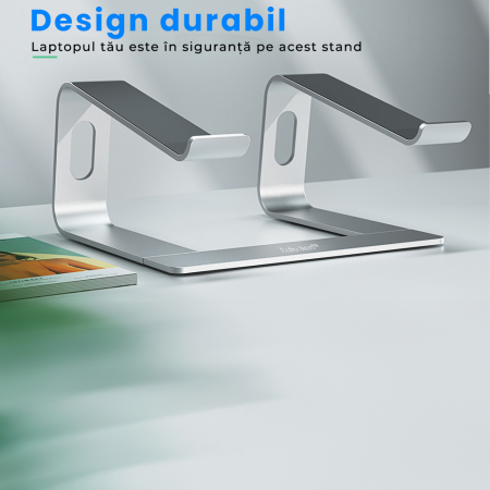 Suport pentru laptop-  1 Buc. Argintiu Deschis [4]