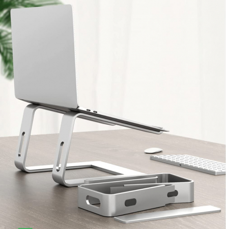 Suport pentru laptop-  1 Buc. Argintiu Deschis [7]