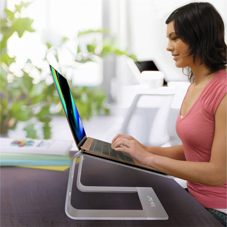 Suport pentru laptop-  1 Buc. Argintiu Deschis [5]