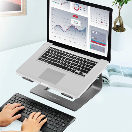 Suport pentru laptop -  1 Buc Argintiu inchis [9]