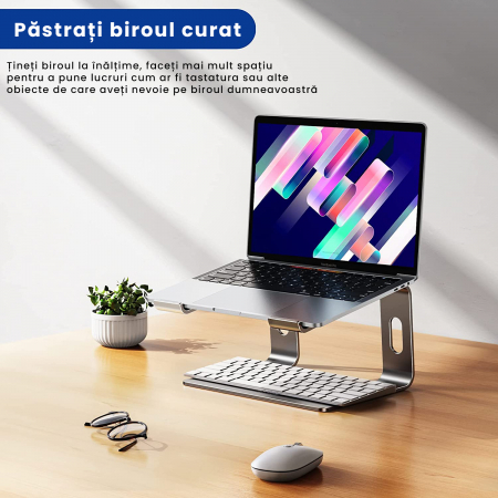 Suport pentru laptop -  1 Buc Argintiu inchis [3]
