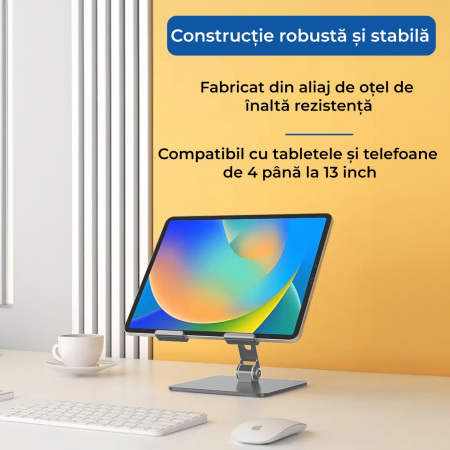 Suport pentru Tableta si Telefon - 1  Buc. Argintiu Deschis [1]