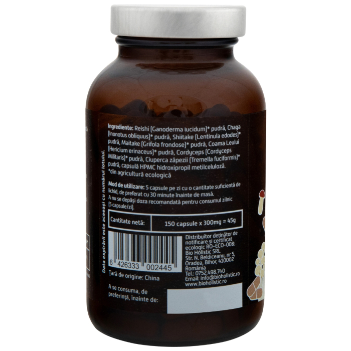 7 ciuperci complex bio 150 capsule 45 g Obio [2]