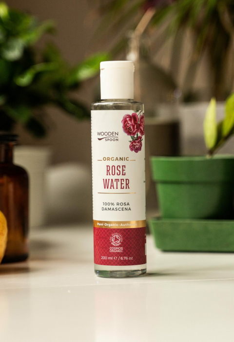 Apă de trandafir Rosa Damascena ecologic 200 ml Wooden Spoon [2]