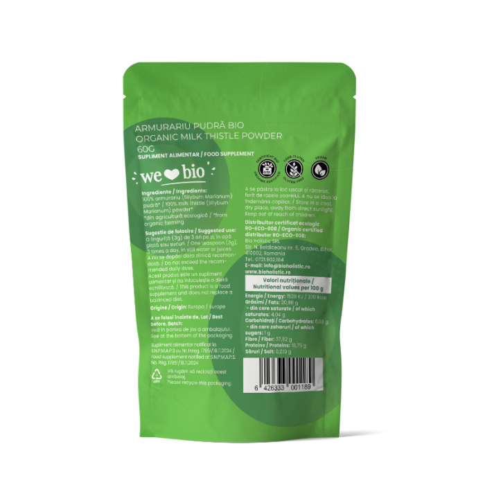 Armurariu pudră bio 60g Obio [2]