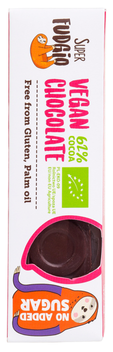 Baton de ciocolată bio 40g Super Fudgio [2]