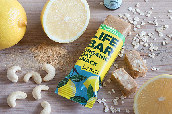 Baton de ovăz cu lămâie bio 40g Lifebar [4]