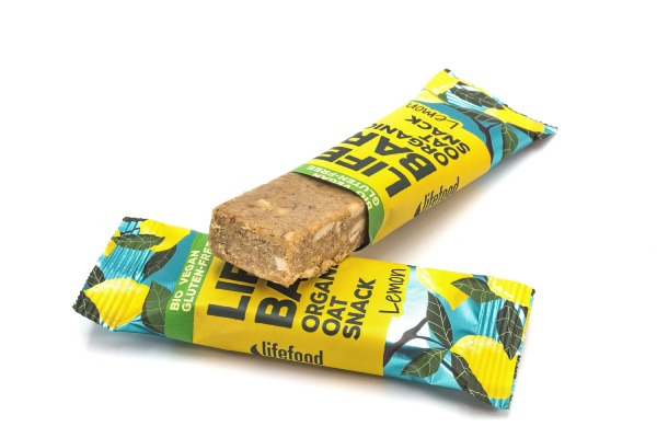 Baton de ovăz cu lămâie bio 40g Lifebar [3]