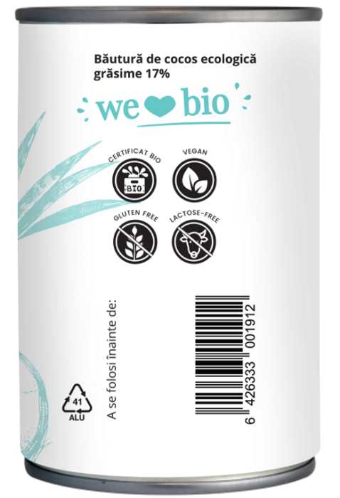 Băutură de cocos bio 400 ml Obio [3]