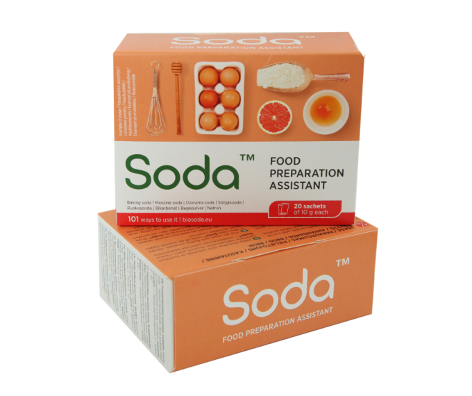 Bicarbonat de sodiu alimentar 20 pliculețe x 10 g Sodă [3]